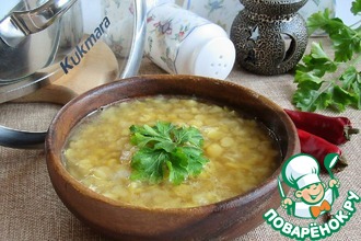 Рецепт: Марокканский гороховый суп Биссара