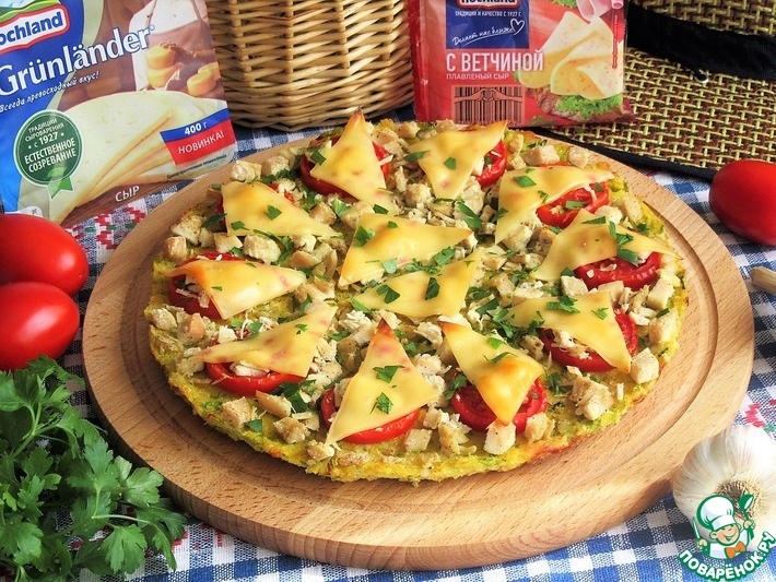 Рецепт ПП пиццы с куриной грудкой вместо теста