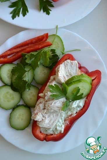 Фаршированные перцы "Алые корабли" Фаршированные перцы "Алые корабли"