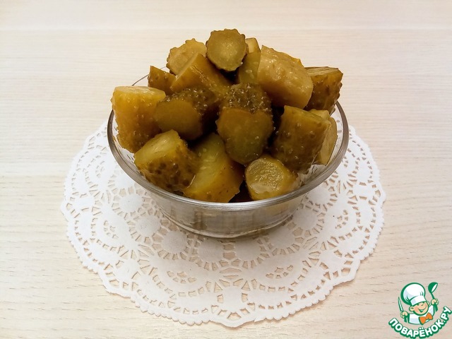 Огуречные кружочки – кулинарный рецепт
