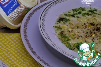 Рецепт: Сливочный суп с цветной капустой