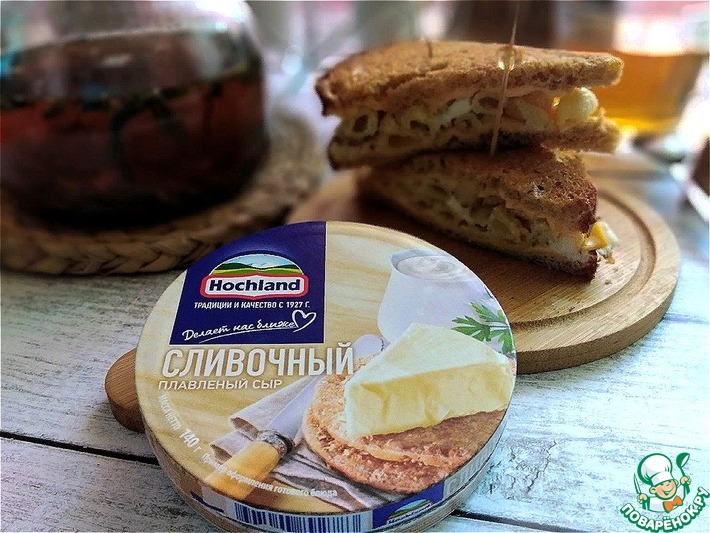 Сытно и просто: рецепт макаронного сэндвича