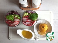 Салат-коктейль с ветчиной ингредиенты