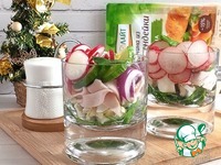 Салат-коктейль с ветчиной ингредиенты