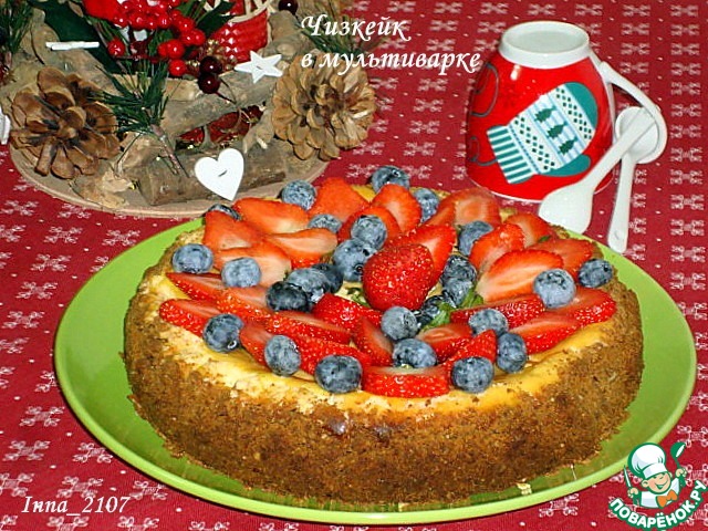 Чизкейк в мультиварке