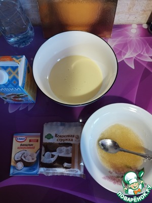 Кокосовый мусс для торта