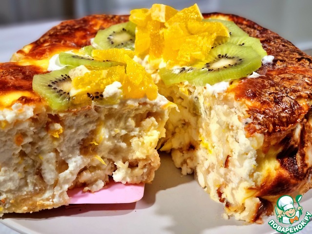 Творожный пирог из лаваша