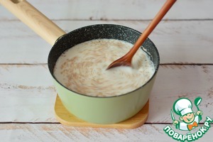 Гречнево-полбяная каша на молоке