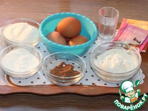 Полосатое пирожное с вареной сгущенкой