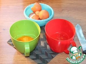 Полосатое пирожное с вареной сгущенкой