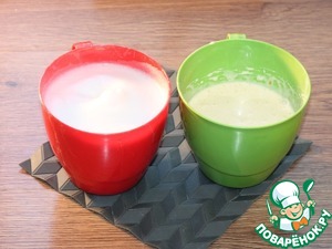 Полосатое пирожное с вареной сгущенкой