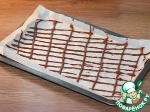 Полосатое пирожное с вареной сгущенкой