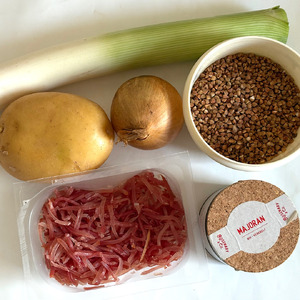 Айнтопф с гречкой и луком-пореем