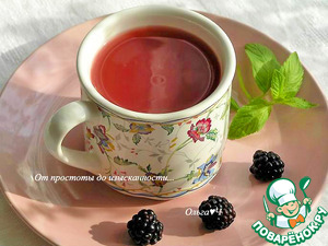 Кисель из яблок и ежевики Кисель из яблок и ежевики