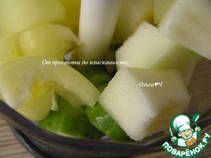 Огуречный гаспачо с дыней