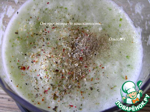 Огуречный гаспачо с дыней