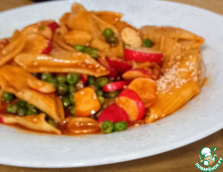 Холодный салат по-корейски