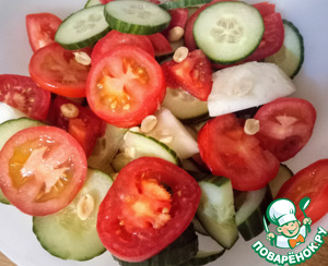 Закуска из дыни с песто Закуска из дыни с песто