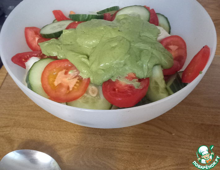 Закуска из дыни с песто Закуска из дыни с песто