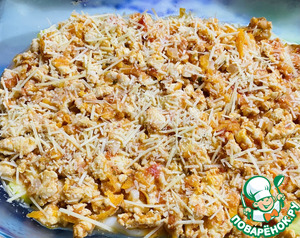 Кабачковая лазанья с фаршем и соусом бешамель Кабачковая лазанья с фаршем и соусом бешамель