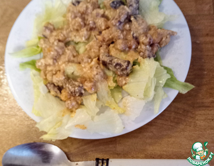 Печёный нут с тахинной заправкой