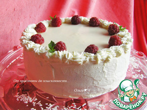 Торт "Малиновая роскошь" Торт "Малиновая роскошь"