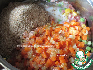 Мясной хлебец "Конфетти"