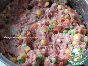 Мясной хлебец "Конфетти"