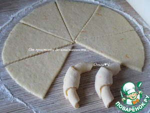 Творожно-апельсиновые рогалики Творожно-апельсиновые рогалики