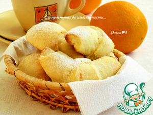 Творожно-апельсиновые рогалики Творожно-апельсиновые рогалики
