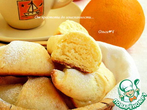 Творожно-апельсиновые рогалики Творожно-апельсиновые рогалики