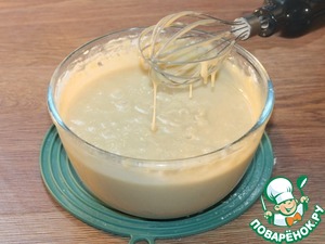 Пирог на кефире с персиками Пирог на кефире с персиками