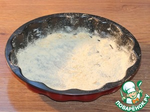 Пирог на кефире с персиками Пирог на кефире с персиками