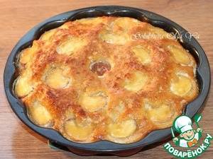 Пирог на кефире с персиками Пирог на кефире с персиками