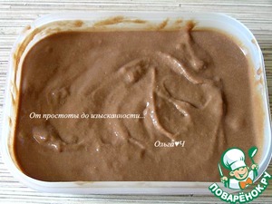 Шоколадно-лимонное мороженое