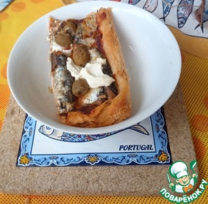 Маргарита из сардин и оливок Маргарита из сардин и оливок