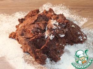 Шоколадное печенье с черешней на сгущенке Шоколадное печенье с черешней на сгущенке