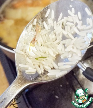 Лёгкий рисовый суп