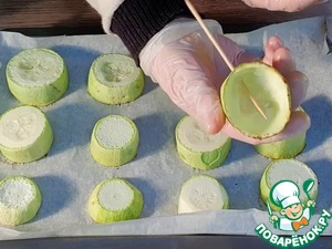 Аппетитная закуска из кабачков и индейки Аппетитная закуска из кабачков и индейки