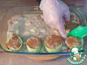 Аппетитная закуска из кабачков и индейки Аппетитная закуска из кабачков и индейки