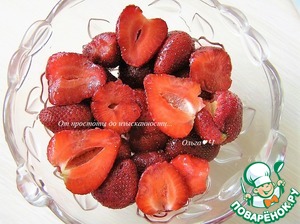 Десерт "Клубника в шампанском" Десерт "Клубника в шампанском"