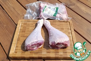 Голени индейки из тандыра Голени индейки из тандыра