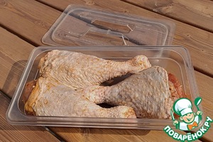 Голени индейки из тандыра Голени индейки из тандыра