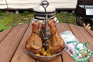 Голени индейки из тандыра Голени индейки из тандыра