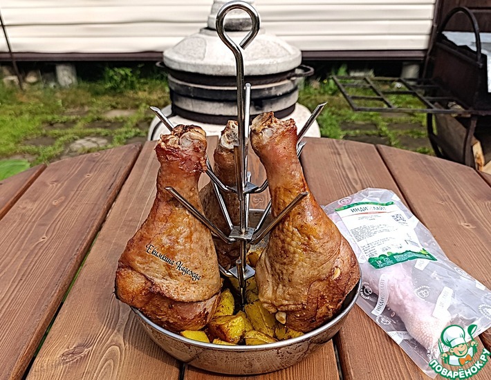 Голени индейки из тандыра Голени индейки из тандыра
