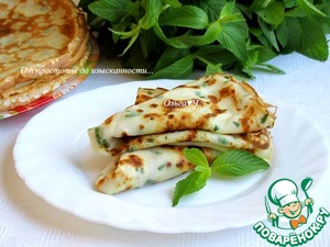 Блинчики с мятой Блинчики с мятой