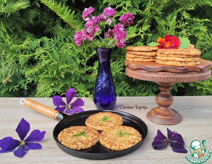 Оладьи из медальонов индейки для пикника