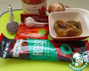 Перечный соус с колбасками "Пикник интроверта" Перечный соус с колбасками "Пикник интроверта"