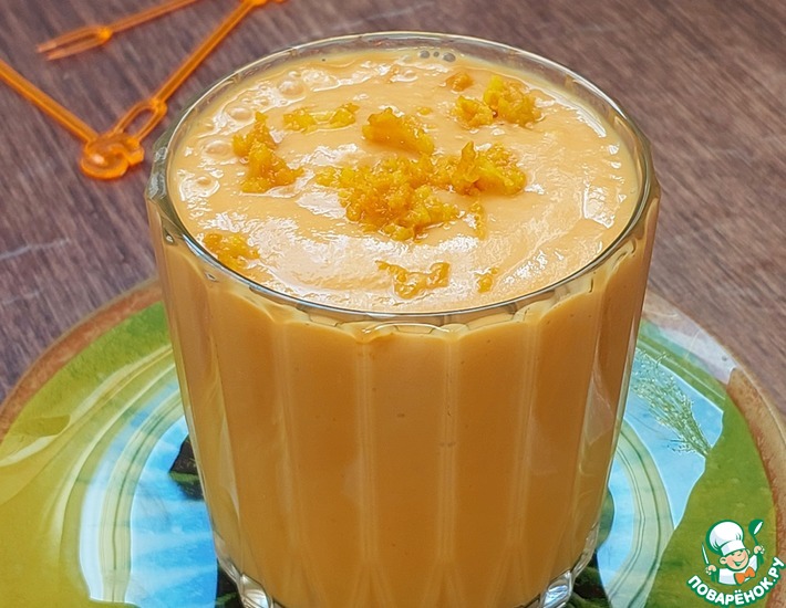 Морковный смузи с манго