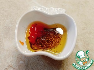 Салат с купатами и острой морковью Салат с купатами и острой морковью